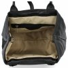 Elegancka Torebka Skórzana typu Shopper Bag Czarna